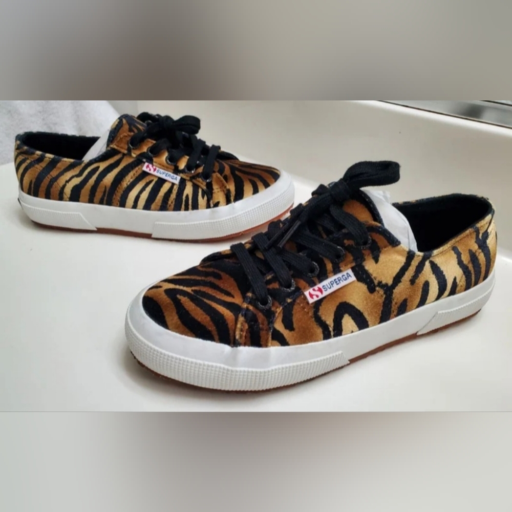 SUPERGA 2750 Cognac Zebra - Picture 3 of 7